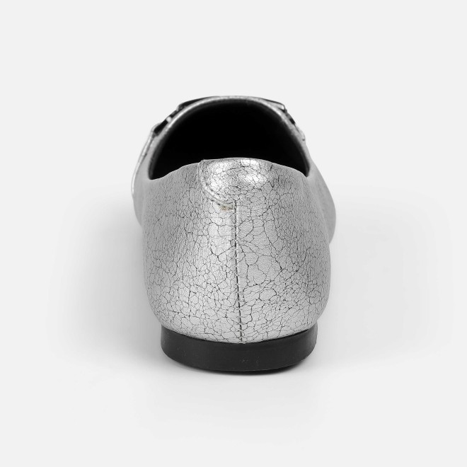 Mochi Women Silver Casual Ballerinas (SKU: 31-881-27-36)