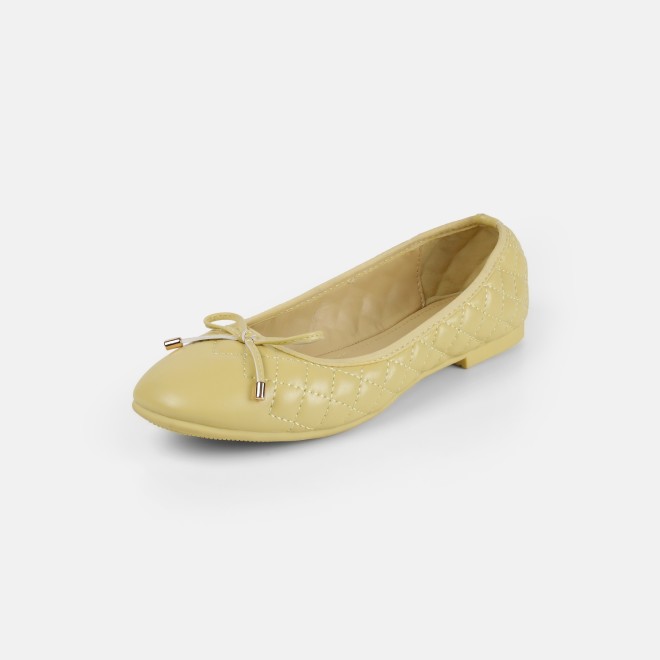 Mochi Women Yellow Casual Ballerinas (SKU: 31-900123-33-36)