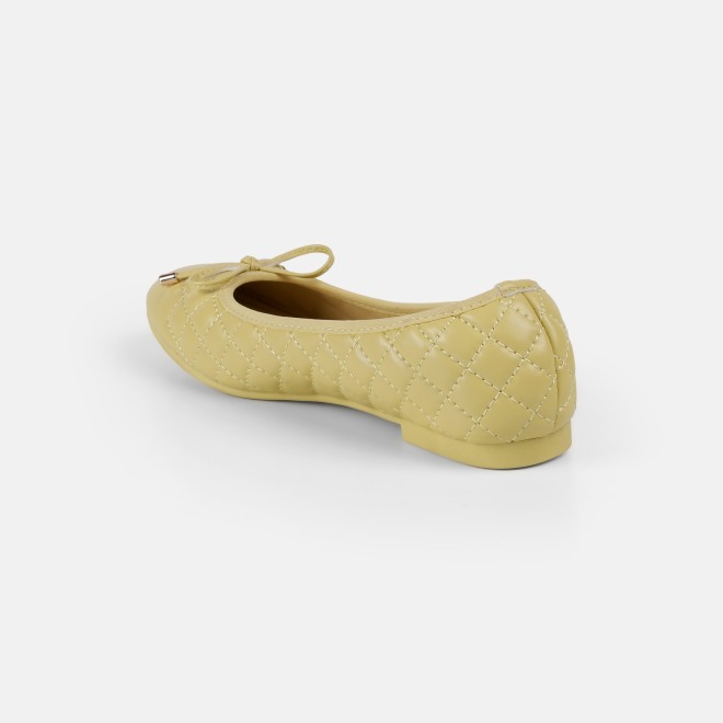 Mochi Women Yellow Casual Ballerinas (SKU: 31-900123-33-36)
