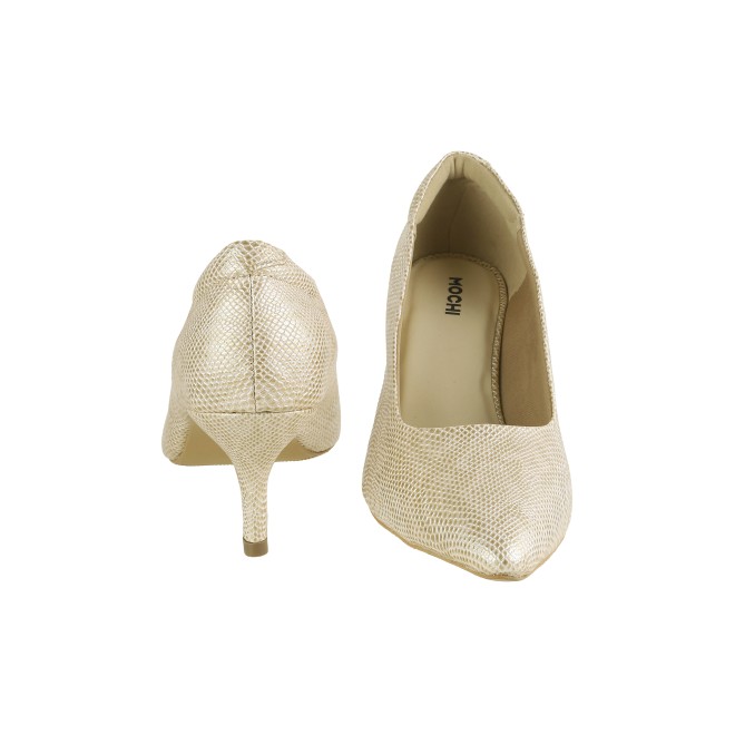 Mochi Women Gold Formal Pumps (SKU: 31-900755-15-36)
