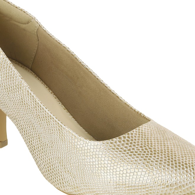 Mochi Women Gold Formal Pumps (SKU: 31-900755-15-36)