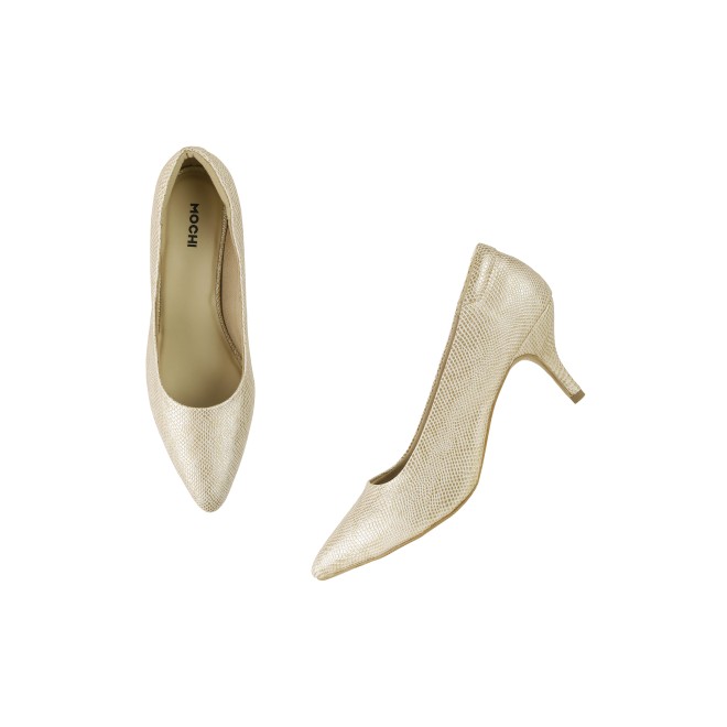 Mochi Women Gold Formal Pumps (SKU: 31-900755-15-36)