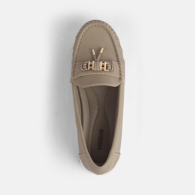 Mochi Women Beige Casual Loafers (SKU: 31-900851-20-36)