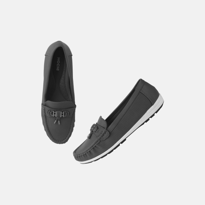 Mochi Women Grey Casual Loafers (SKU: 31-900851-14-36)