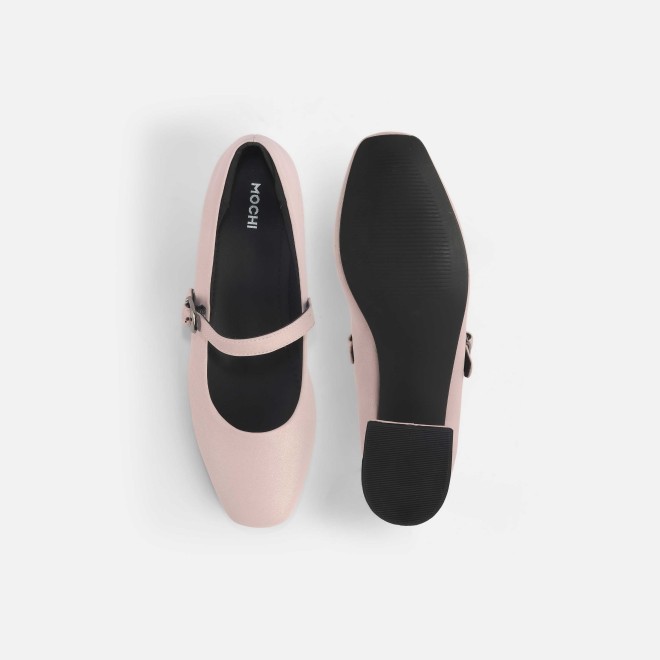 Mochi Women Pink Formal Slip Ons (SKU: 31-900892-24-36)