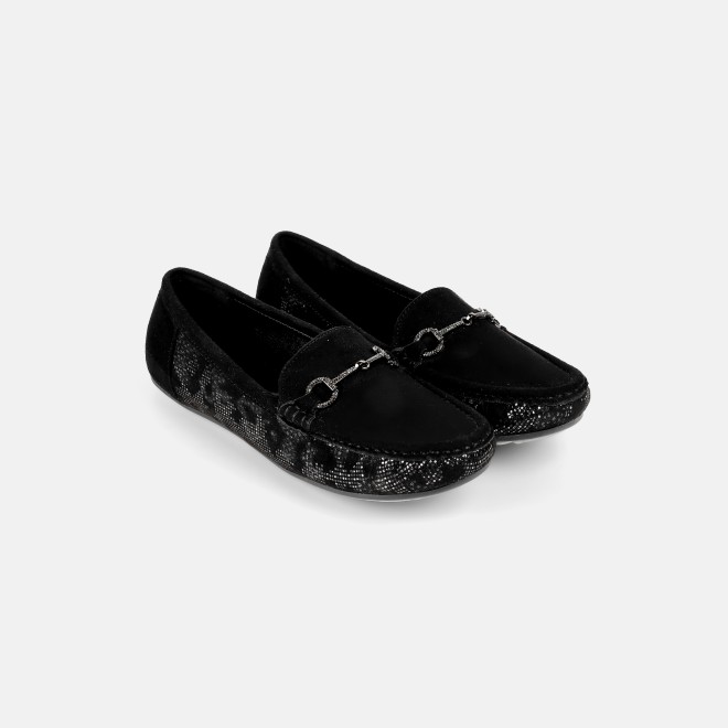 Mochi Women Black Casual Loafers (SKU: 31-905-11-36)