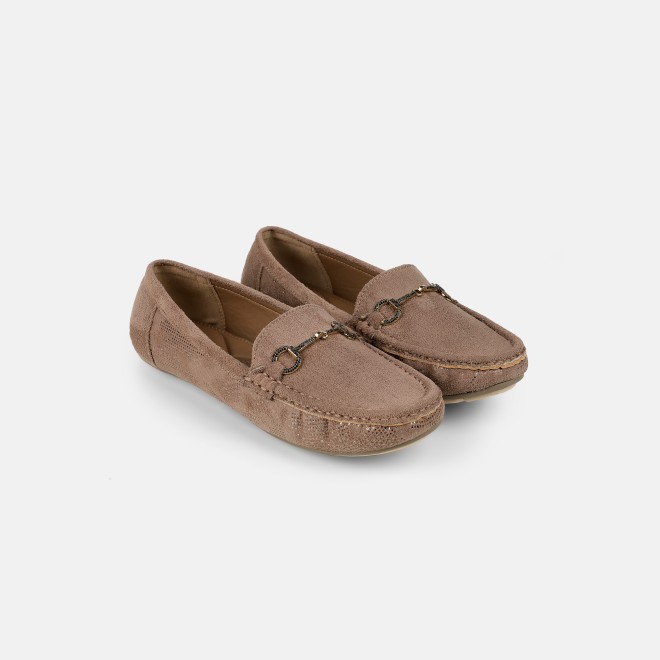 Mochi Women Khaki Casual Loafers (SKU: 31-905-62-36)