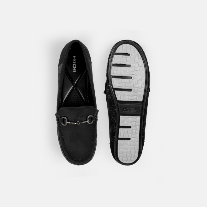 Mochi Women Black Casual Loafers (SKU: 31-905-11-36)