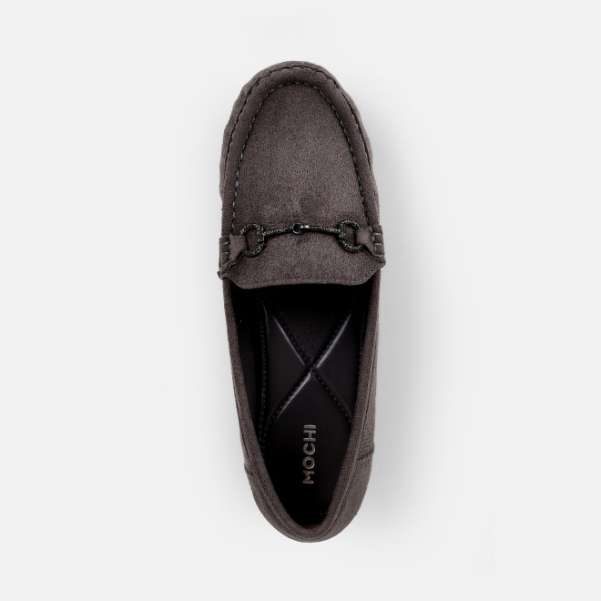 Mochi Women Grey Casual Loafers (SKU: 31-905-14-36)