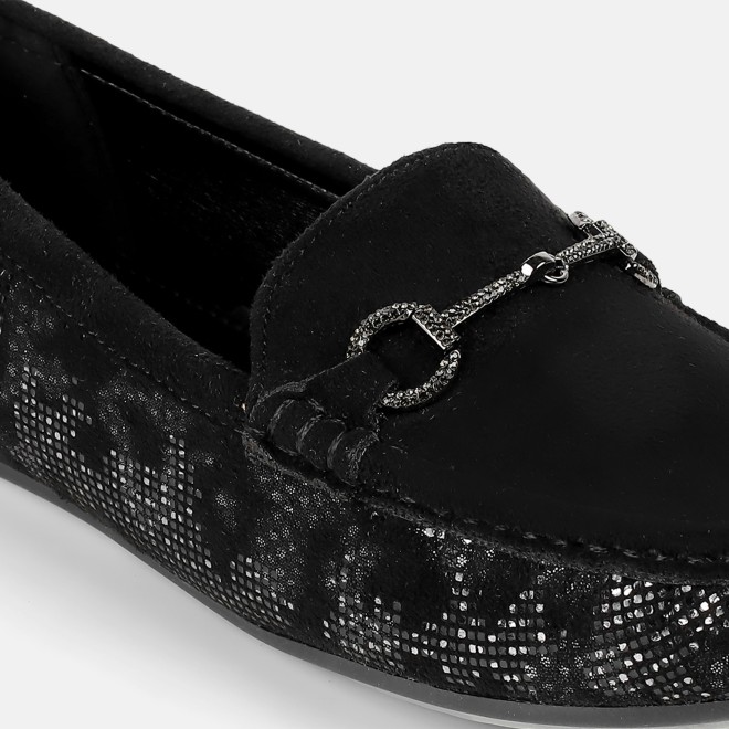 Mochi Women Black Casual Loafers (SKU: 31-905-11-36)