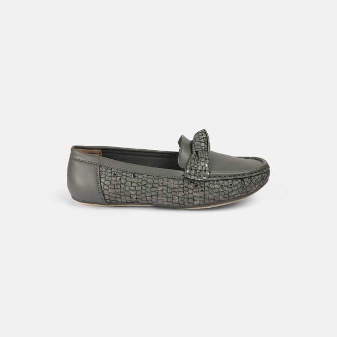 Mochi Women Grey Casual Loafers (SKU: 31-907-14-36)