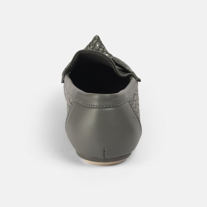 Mochi Women Grey Casual Loafers (SKU: 31-907-14-36)