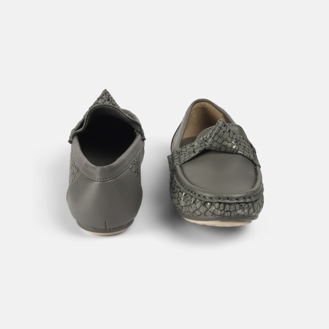Mochi Women Grey Casual Loafers (SKU: 31-907-14-36)