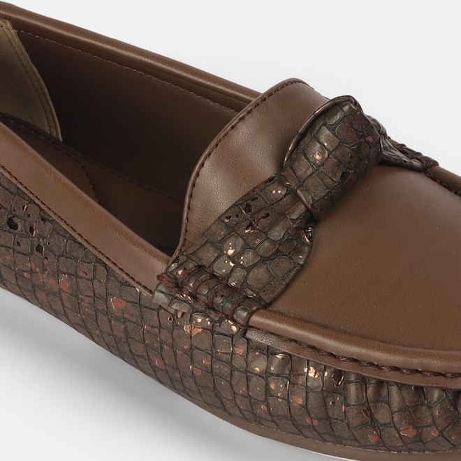 Mochi Women Brown Casual Loafers (SKU: 31-907-12-36)