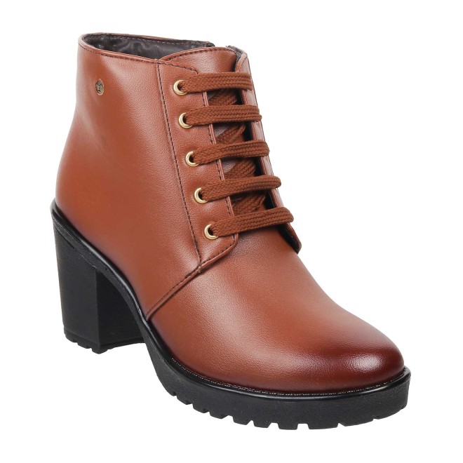 Mochi Women Tan Casual Boots (SKU: 31-91-23-40)