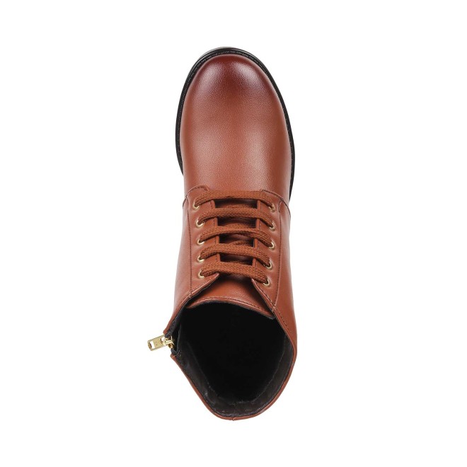 Mochi Women Tan Casual Boots (SKU: 31-91-23-40)