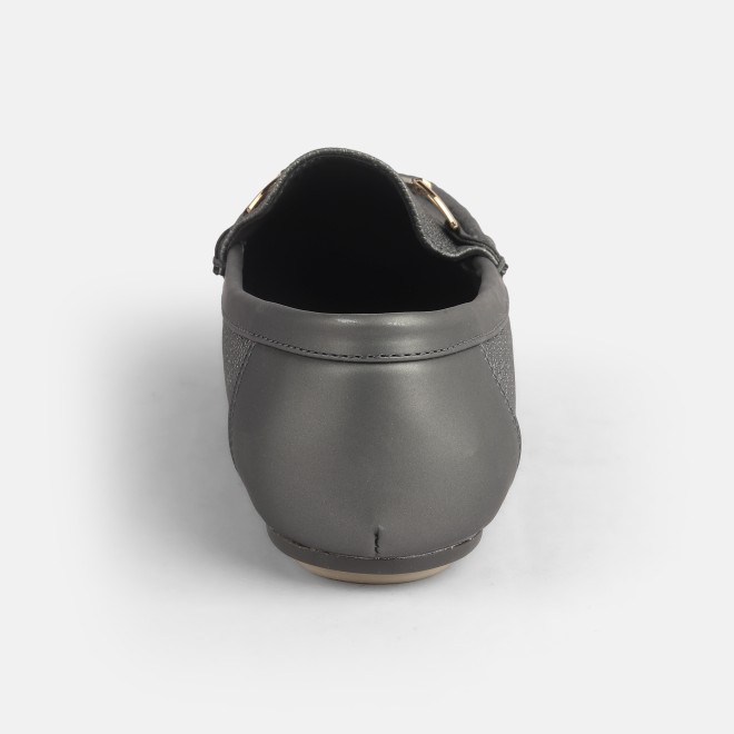 Mochi Women Gun-metal Casual Loafers (SKU: 31-910-29-36)