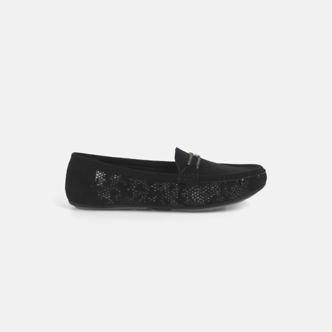 Mochi Women Black Casual Loafers (SKU: 31-915-11-36)