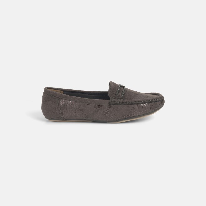 Mochi Women Grey Casual Loafers (SKU: 31-915-14-36)