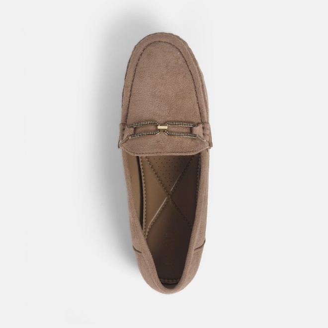 Mochi Women Khaki Casual Loafers (SKU: 31-915-62-36)