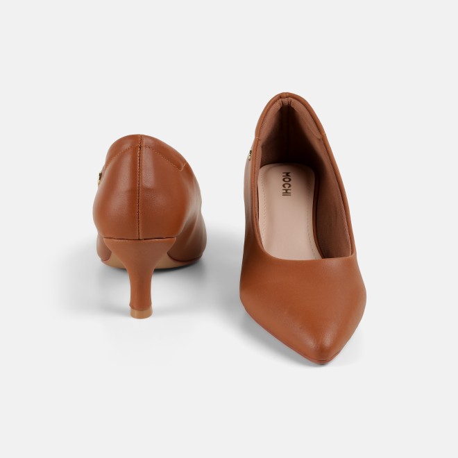Mochi Women Tan Formal Pumps (SKU: 31-926-23-36)