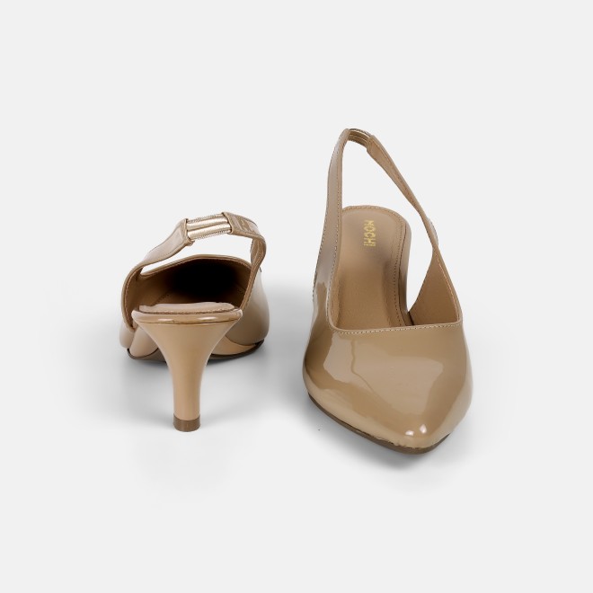 Mochi Women Beige Formal Sandals (SKU: 31-932-20-36)