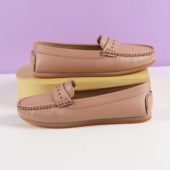 Mochi Women Peach Casual Loafers