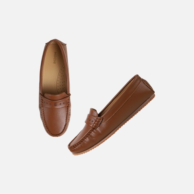 Mochi Women Tan Casual Loafers (SKU: 31-934-23-36)