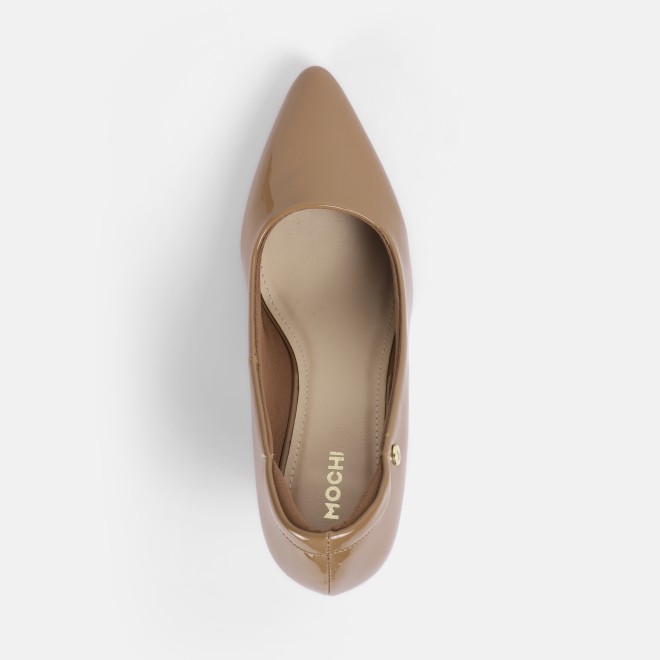 Mochi Women Beige Party Pumps (SKU: 31-937-20-37)