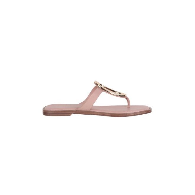 Mochi Women Beige Casual Slippers (SKU: 32-1064-20-36)