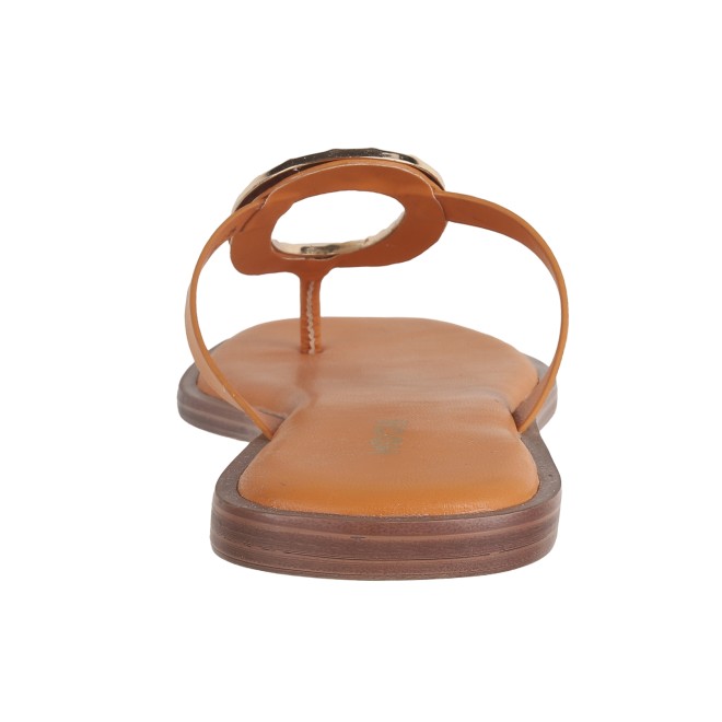 Mochi Women Orange Casual Slippers (SKU: 32-1064-25-36)