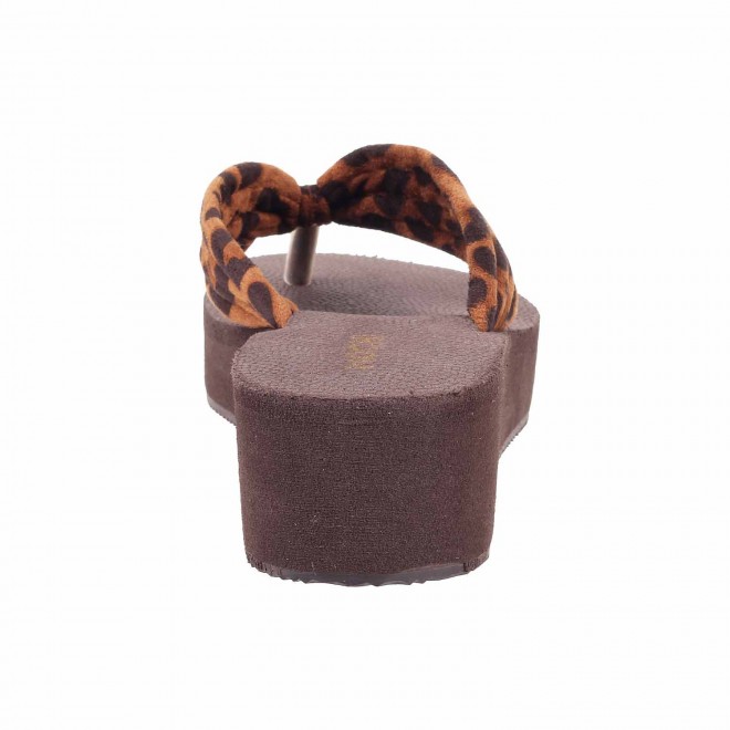 Mochi Women Tan Casual Slippers (SKU: 32-1069-23-39)