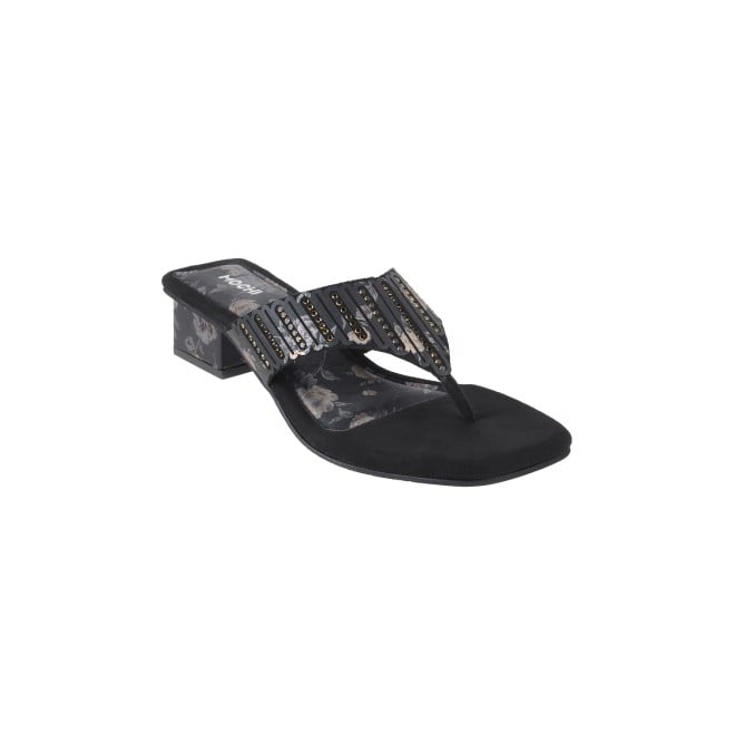 Mochi Women Black Casual Slippers (SKU: 32-1094-11-37)