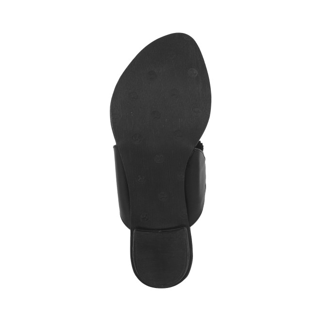 Mochi Women Black Casual Slippers & Flip Flops (SKU: 32-1105-11-37)