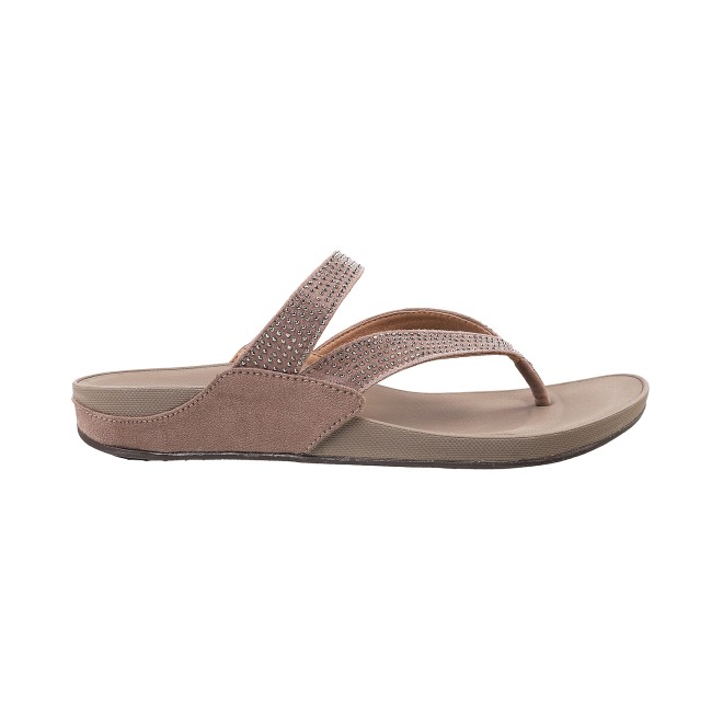 Mochi Women Beige Casual Sandals (SKU: 32-114-20-36)