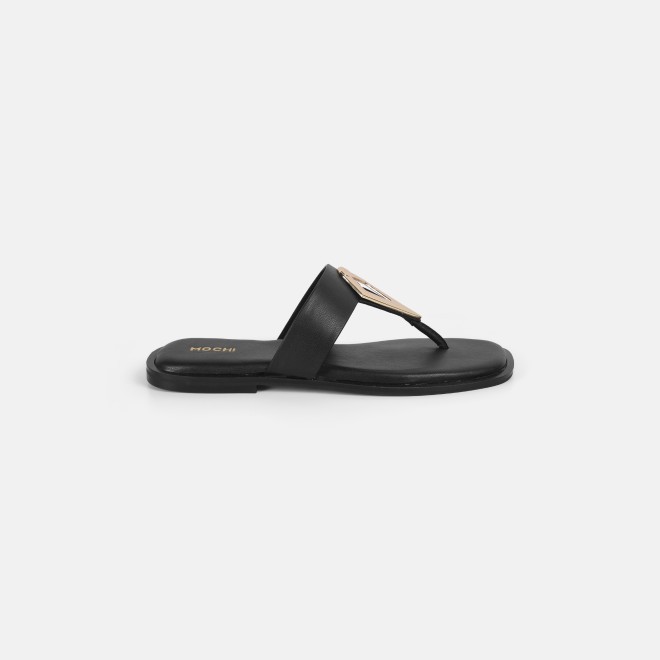 Mochi Women Black Casual Slippers (SKU: 32-1170-11-36)