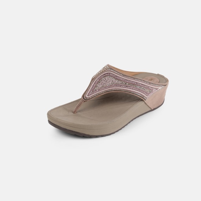 Mochi Women Beige Casual Slippers (SKU: 32-1175-20-36)