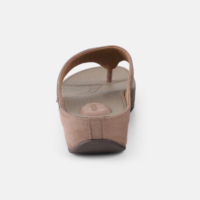 Mochi Women Beige Casual Slippers (SKU: 32-1175-20-36)