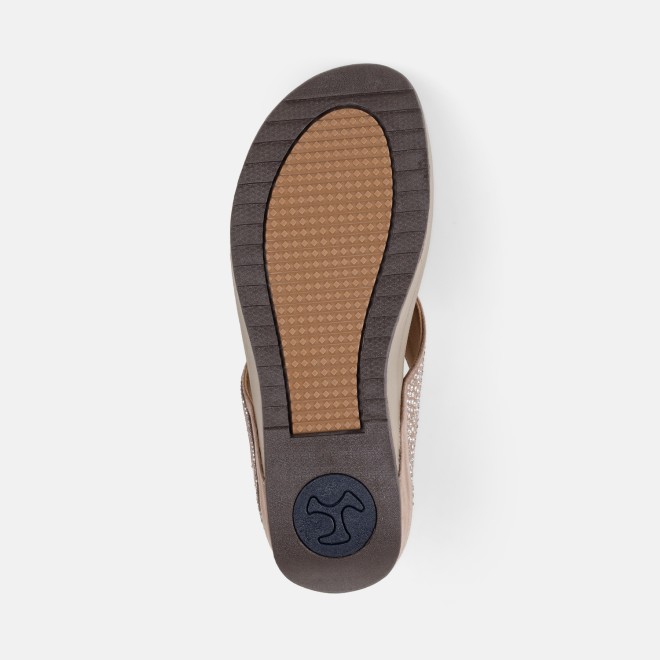 Mochi Women Beige Casual Slippers (SKU: 32-1175-20-36)