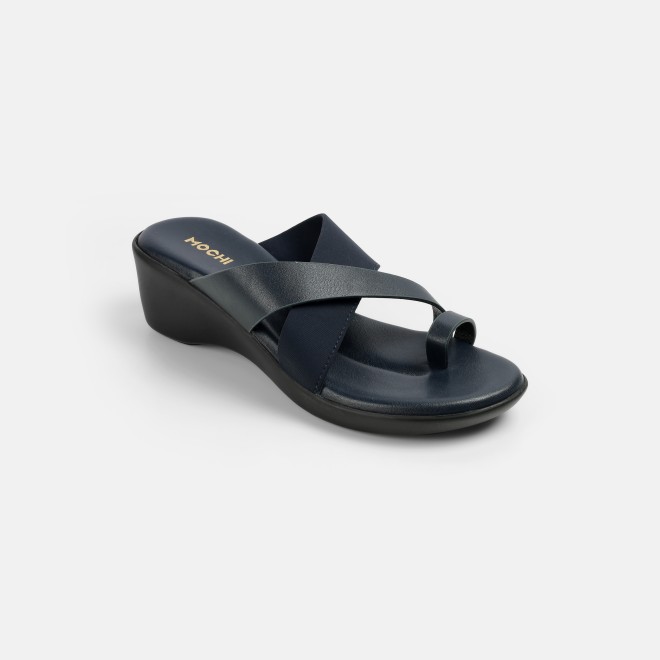 Mochi Women Blue-navy Casual Slip Ons (SKU: 32-1176-17-36)