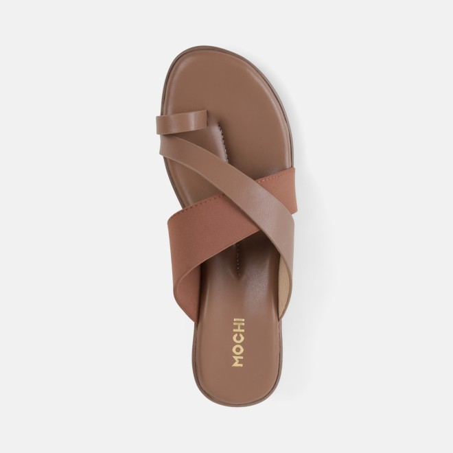 Mochi Women Rose-gold Casual Slip Ons (SKU: 32-1176-22-36)