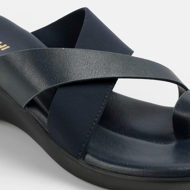 Mochi Women Blue-navy Casual Slip Ons (SKU: 32-1176-17-36)