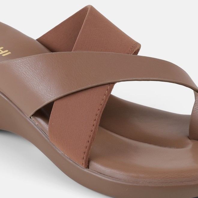 Mochi Women Rose-gold Casual Slip Ons (SKU: 32-1176-22-36)