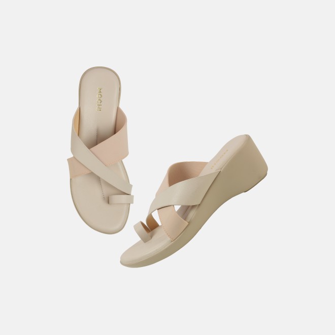 Mochi Women Grey Casual Slip Ons (SKU: 32-1176-14-36)