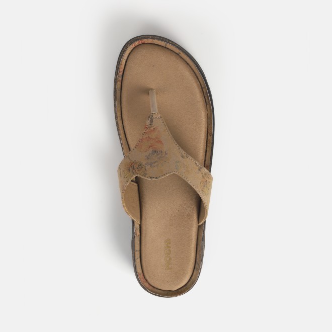 Mochi Women Beige Casual Slippers (SKU: 32-1181-20-36)