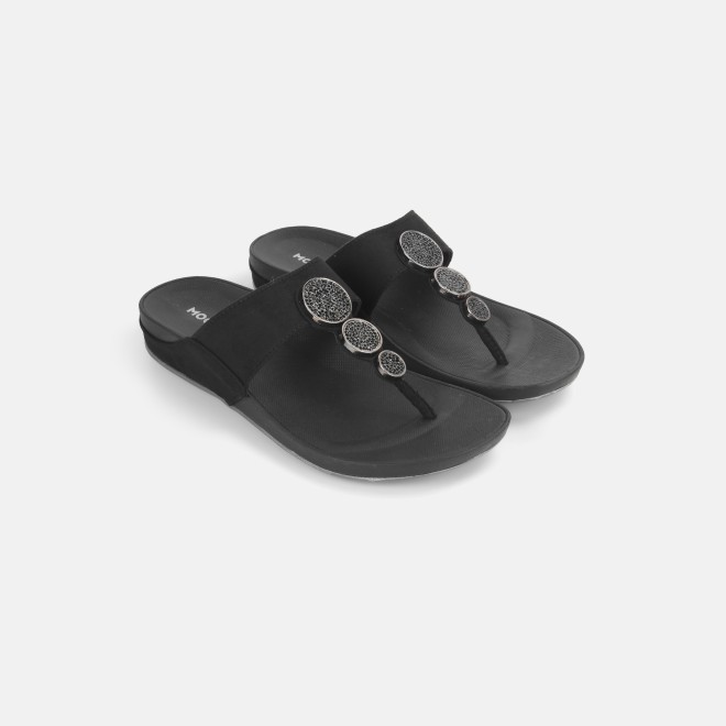 Mochi Women Black Casual Slippers (SKU: 32-1194L-11-42)