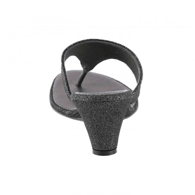 Mochi Women Gun-Metal Casual Slip Ons (SKU: 32-1210-29-36)