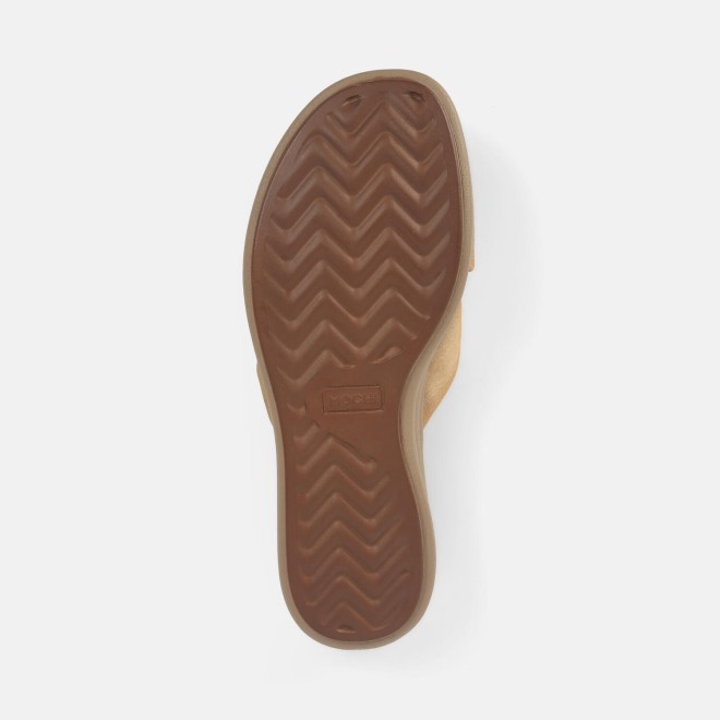Mochi Women Beige Casual Slippers (SKU: 32-1211-20-37)