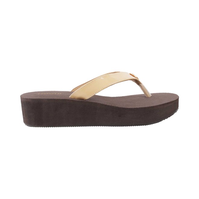 Mochi Women Beige Casual Slippers (SKU: 32-1234-20-37)