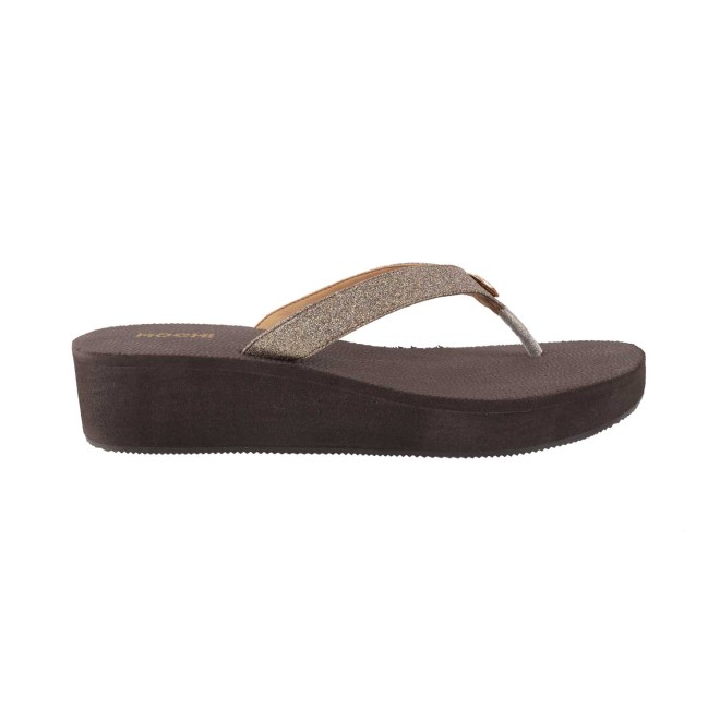 Mochi Women Antique-Gold Casual Slippers (SKU: 32-1234-28-38)